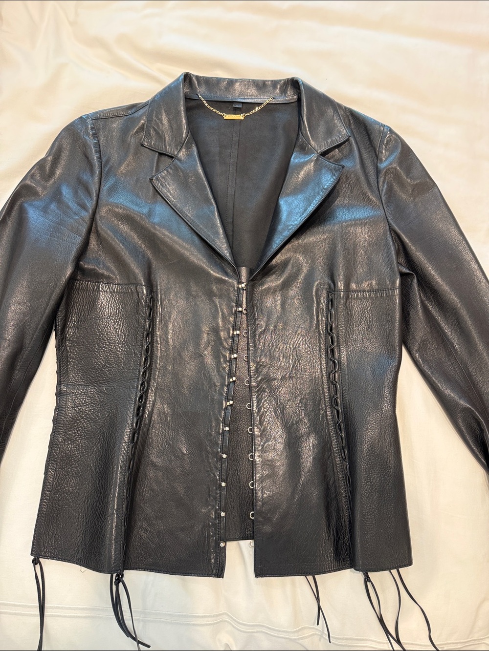 Vintage Roberto Cavalli leather jacket
